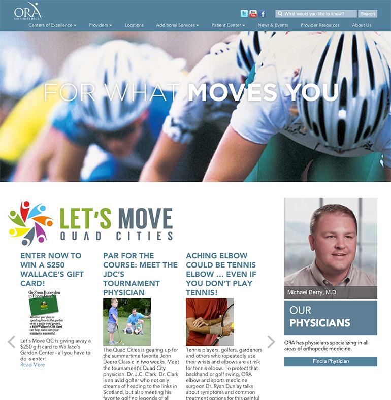 ORA Orthopedics Employee Directory Page