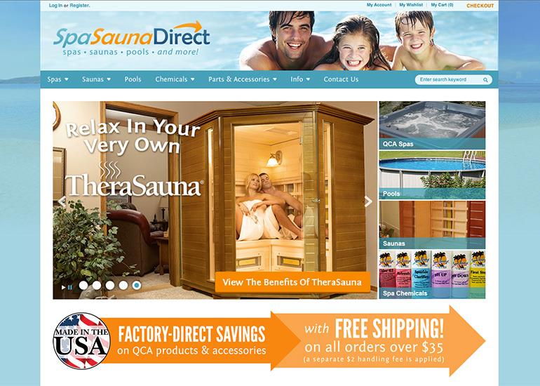 Spa Sauna Direct Homepage